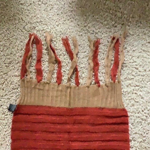 Scarf with fringe - Picture 5 of 6